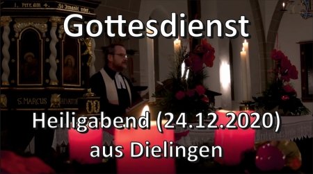 Online-Gottesdienst Heiligabend 2020
