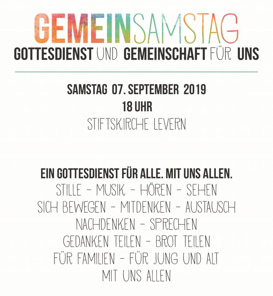 Gemeinsamstag - Gottesdienst